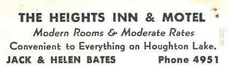 Cliffs Hotel (Heights Inn) - Vintage Postcard